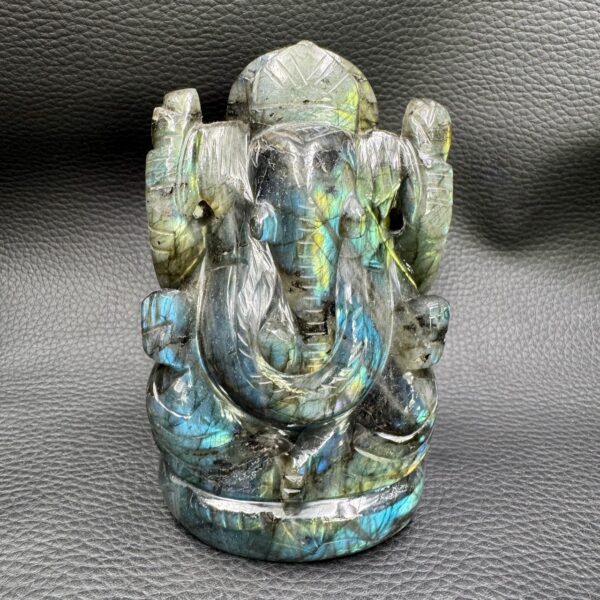 Sculpture en Labradorite "Ganesch" (réf slg1) – Image 3