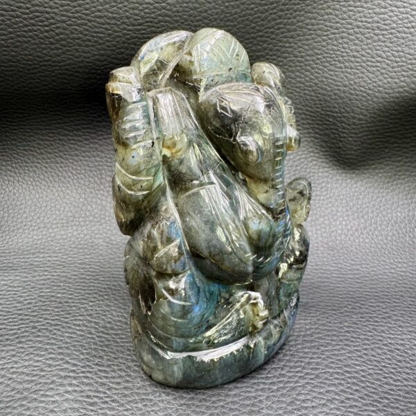 Sculpture en Labradorite "Ganesch" (réf slg1) – Image 4