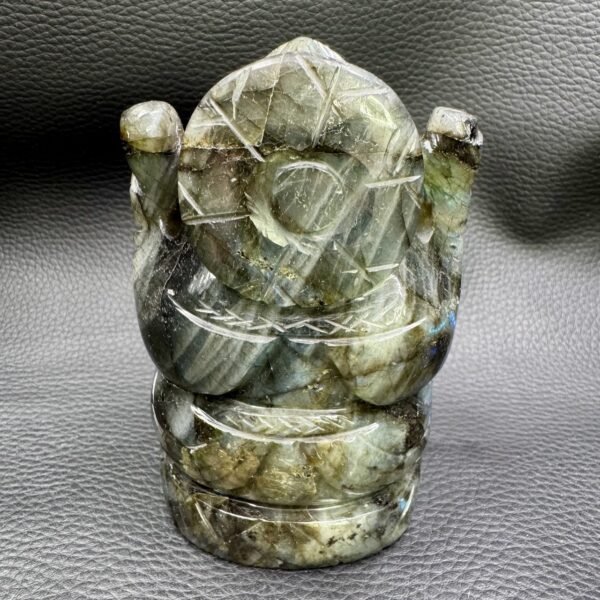 Sculpture en Labradorite "Ganesch" (réf slg1) – Image 5