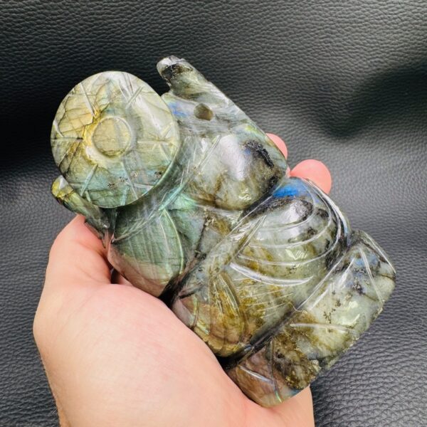 Sculpture en Labradorite "Ganesch" (réf slg1) – Image 7