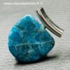 Pendentif en apatite bleue de Madagascar (réf pab6) – Image 2