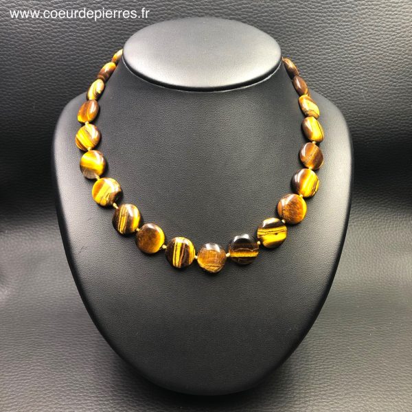 Collier en Oeil de Tigre