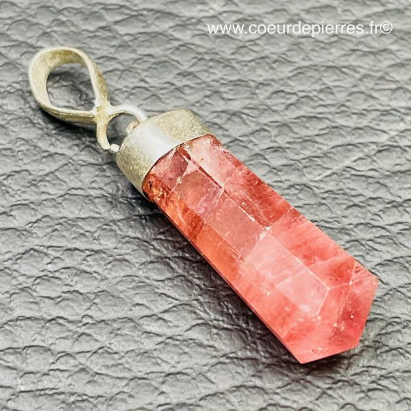 Pendentif en Tourmaline Rubellite