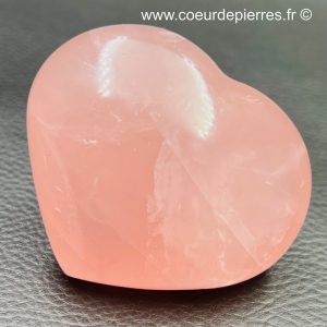 Coeur en quartz rose de Madagascar 0,172kg (réf cqr5)