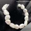 Bracelet en Howlite des USA "pierre roulées " – Image 2