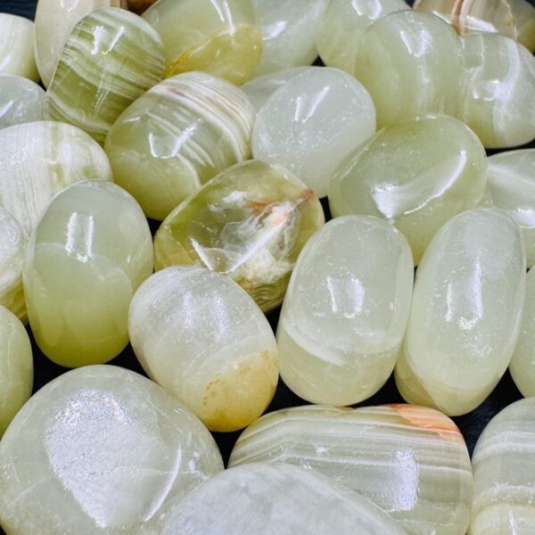 Aragonite Verte du Pérou "Pierres roulées" – Image 2