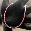Bracelet en grenat du Brésil "perles facettées 2mm" – Image 3