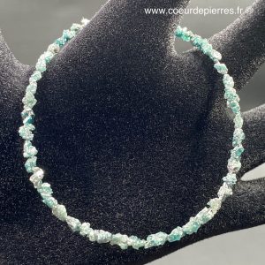 Bracelet en diamants bleu brut d’Australie (réf bd3)