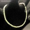 Bracelet en grenat vert de Madagascar "perles facettés de 2mm" – Image 2
