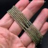 Bracelet en grenat vert de Madagascar "perles facettés de 2mm" – Image 7