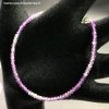 Bracelet en améthyste du Brésil perles facettés de 2mm – Image 4