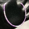 Bracelet en améthyste du Brésil perles facettés de 2mm – Image 5