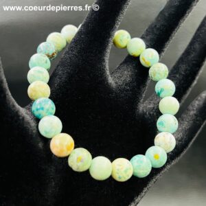 Bracelet en Turquoise du Pérou “perles 8mm”