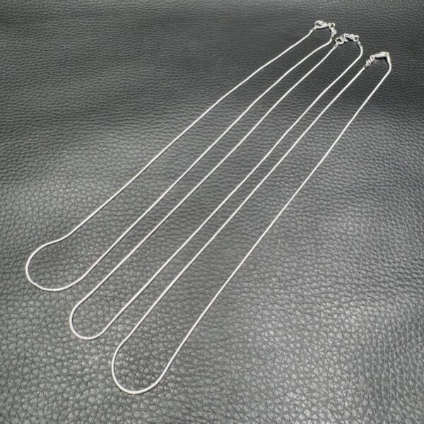 Chaine en Argent 925m/l de 55 cm « maille serpent » (ref ch8) – Image 2