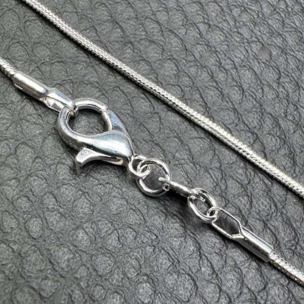 Chaine en Argent 925m/l de 55 cm « maille serpent » (ref ch8) – Image 3