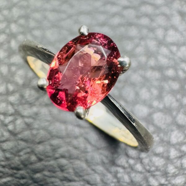 Bague en Tourmaline Rose "taille 54" (réf bat24) – Image 6