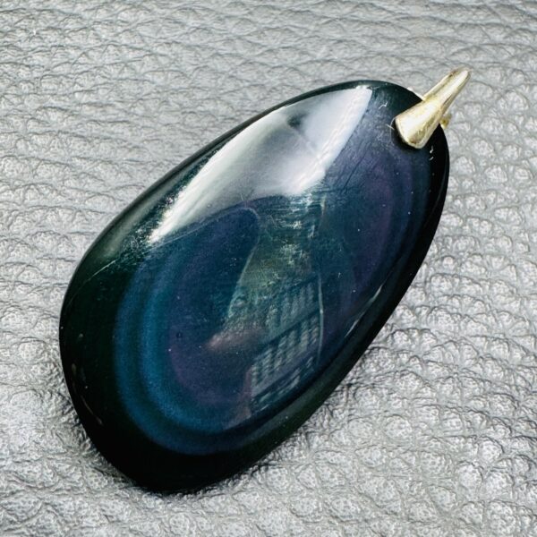 Pendentif Obsidienne Oeil Celeste