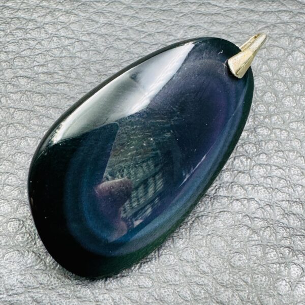 Pendentif Obsidienne Oeil Céleste du Mexique (réf ooc41) – Image 3
