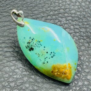 Pendentif en Opale Verte Péruvienne