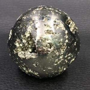 Sphère en Pyrite du Pérou de 0,318 Kg (réf spy2)