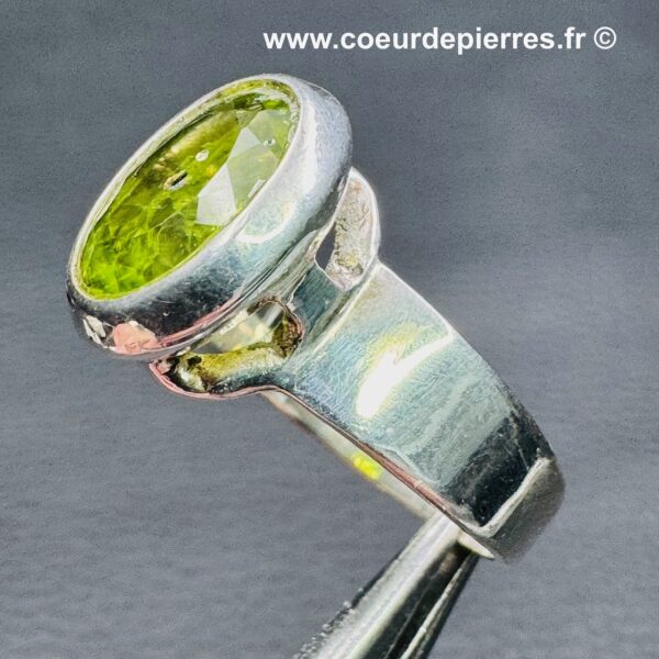 Bague en Péridot "Taille 57" (réf bp1) – Image 4