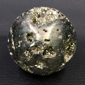 Sphère en Pyrite du Pérou de 0,387 Kg (réf spy5)