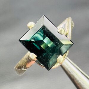 Bague en Tourmaline Bleue