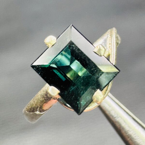 Bague en Tourmaline Bleue
