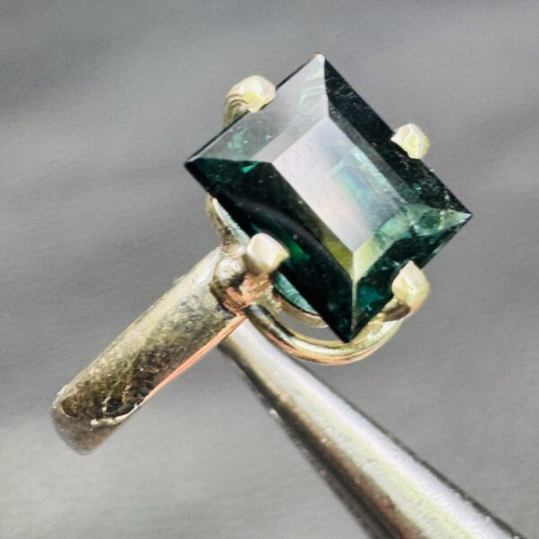 Bague en Tourmaline Bleue "Taille 53" (réf bat22) – Image 3