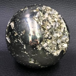 Sphère en Pyrite du Pérou de 0,704 Kg (réf spy8)