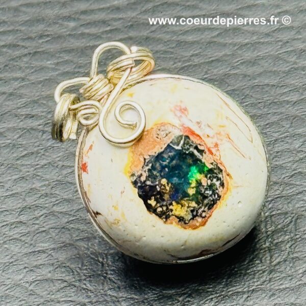Pendentif opale de feu