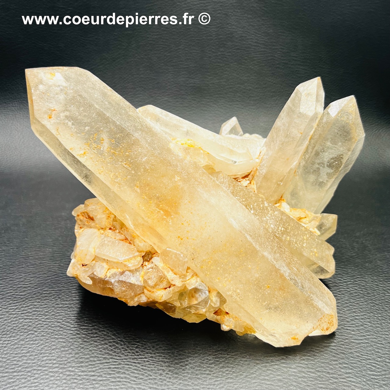 Druse de cristal de roche du Brésil (réf gq42)