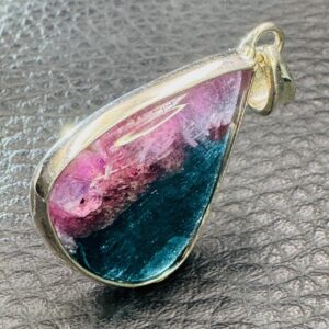 Pendentif Tourmaline Bicolore