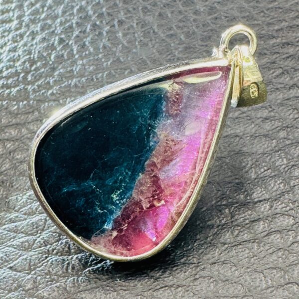Pendentif Tourmaline Bicolore du Brésil (réf ptb1) – Image 4
