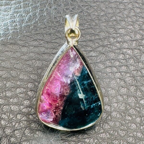 Pendentif Tourmaline Bicolore du Brésil (réf ptb1) – Image 5