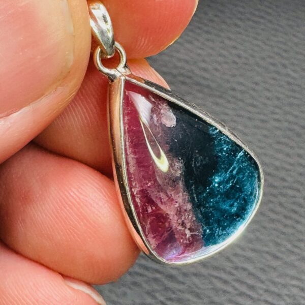 Pendentif Tourmaline Bicolore du Brésil (réf ptb1) – Image 6