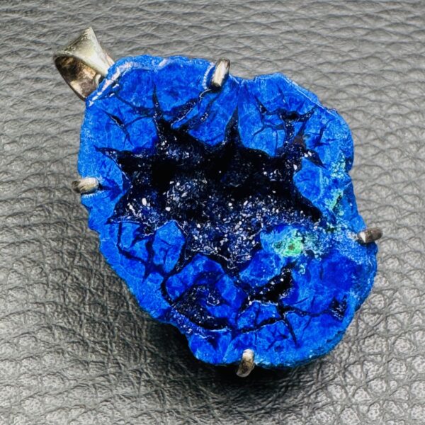 Pendentif en Azurite "Cristallisée"(réf az3) – Image 3