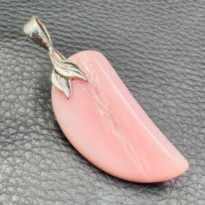 Pendentif en Opale Rose Péruvienne