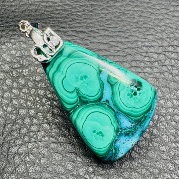 Pendentif en chrysocolle du Pérou (réf c23) – Image 3
