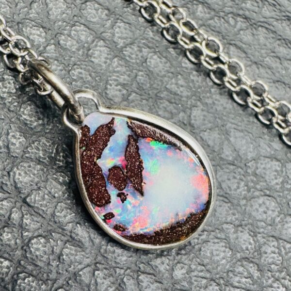 Pendentif en Opale Boulder d’Australie (réf po45) – Image 2