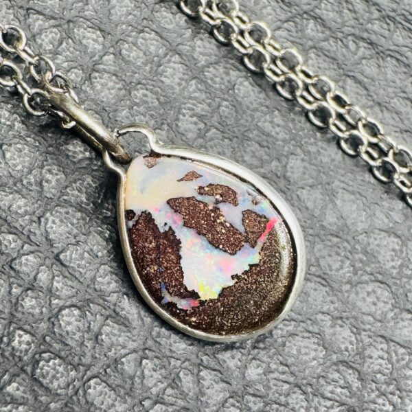 Pendentif en Opale Boulder d’Australie (réf po45) – Image 3