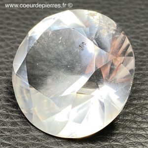 Cristal de roche du Brésil « taille diamant » (cpl2)