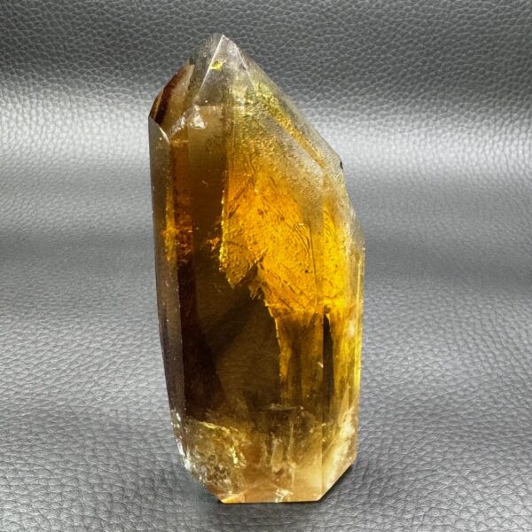 Prisme de Citrine Gemme Fantôme de Madagascar (réf ct36) – Image 5