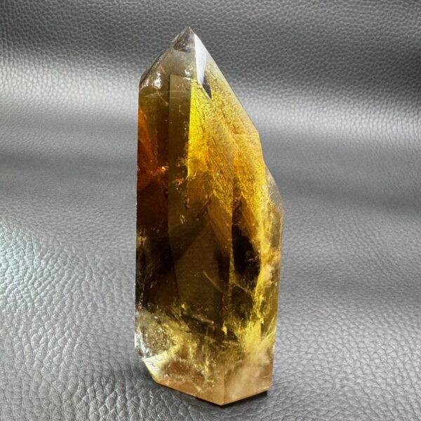 Prisme de Citrine Gemme Fantôme de Madagascar (réf ct36) – Image 4