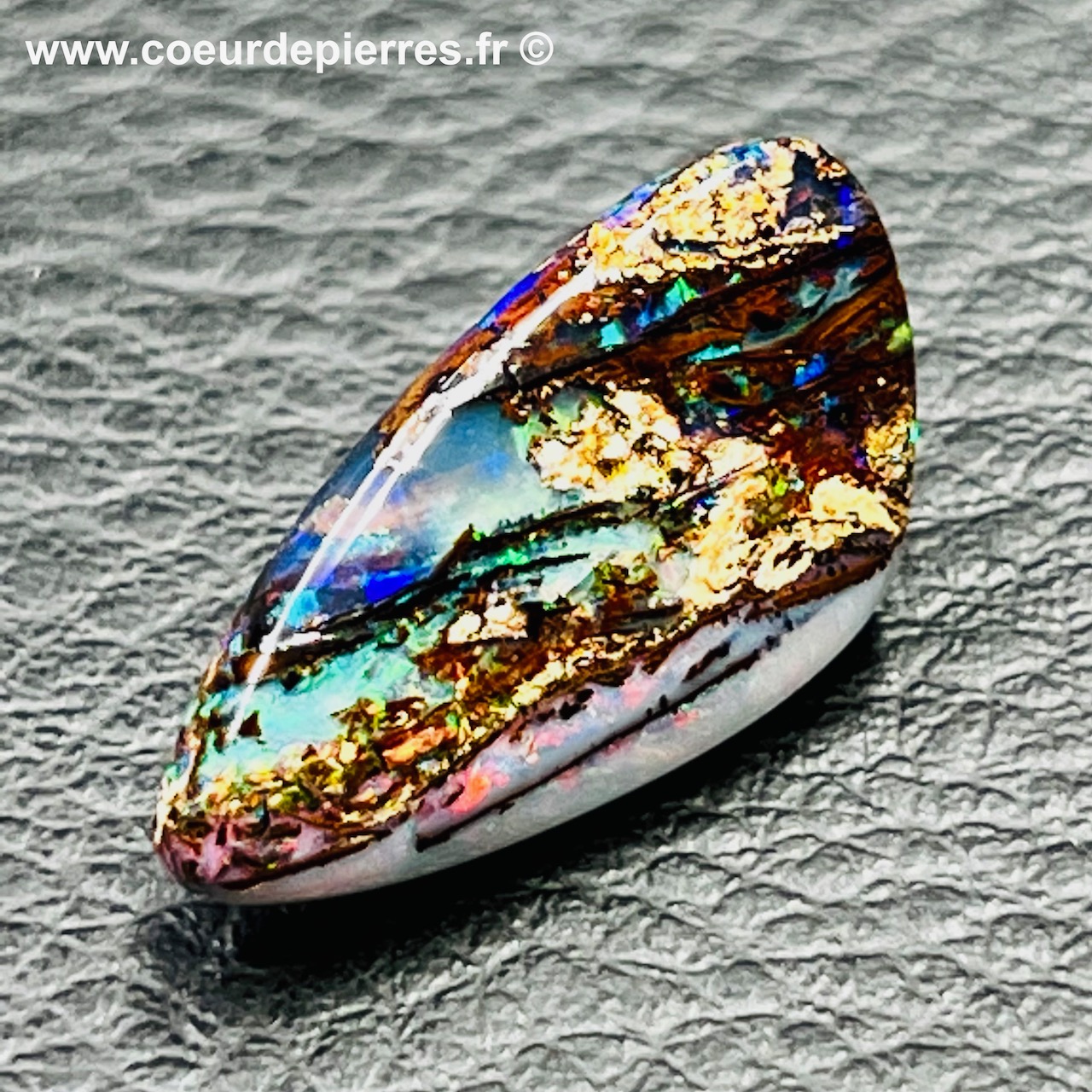 Opale boulder d’Australie « cabochon » (réf oba55)