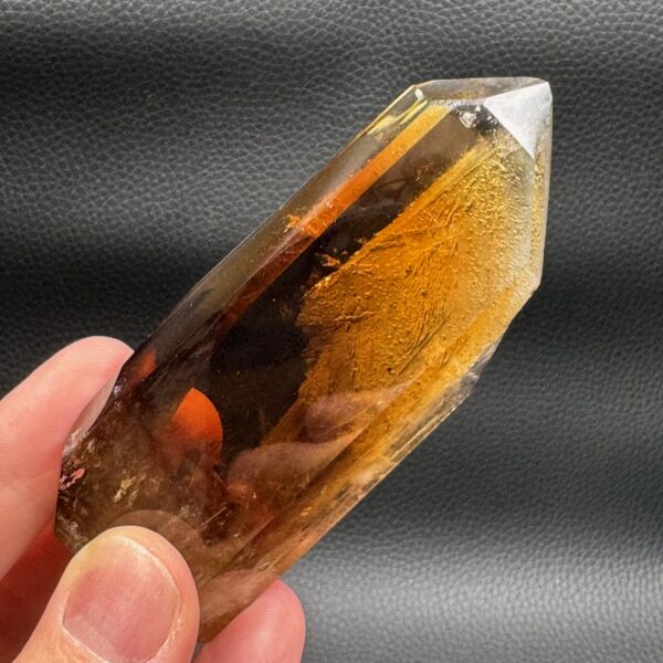 Prisme de Citrine Gemme Fantôme de Madagascar (réf ct36) – Image 2