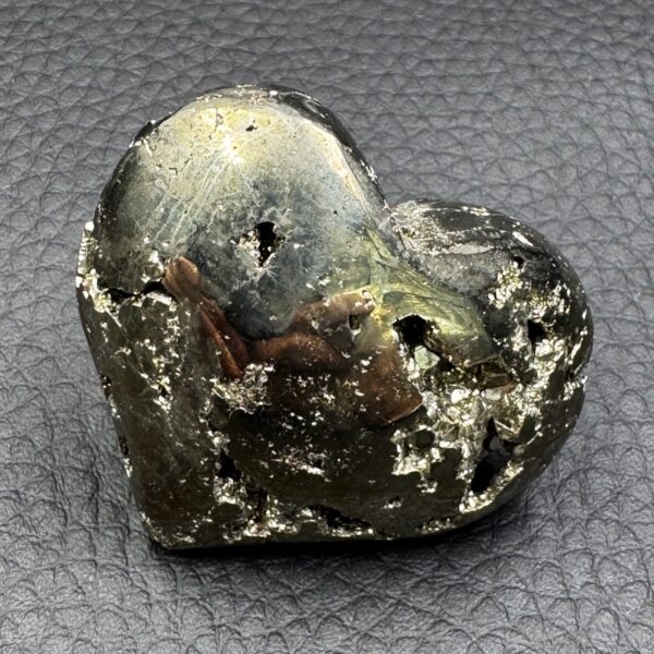 Coeur en Pyrite du Pérou (réf pyl1) – Image 2