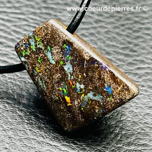 Pendentif en opale boulder d’Australie de 49 carats (réf po16)