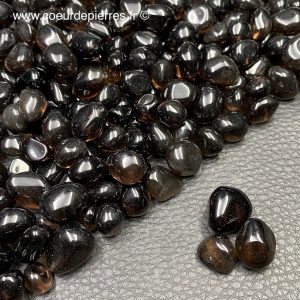 Obsidienne fumé du Mexique pierres roulées « taille moyenne »