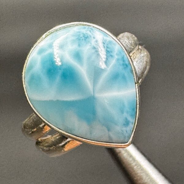 Bague en Larimar de République Dominicaine (réf blar19) – Image 3